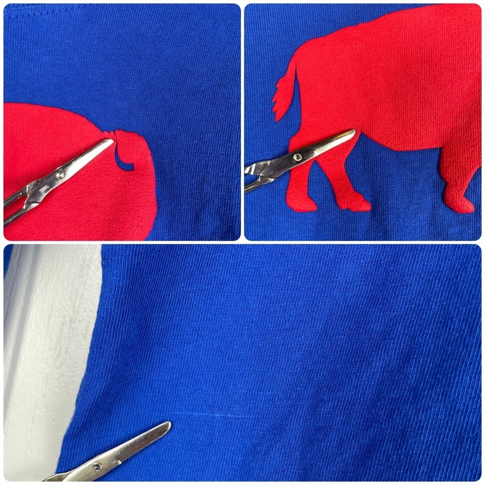 Buffalo Bills Spirit Jersey Shirt Kids Boys Size L Let’s Go Buffalo Long Sleeve - Picture 14 of 15